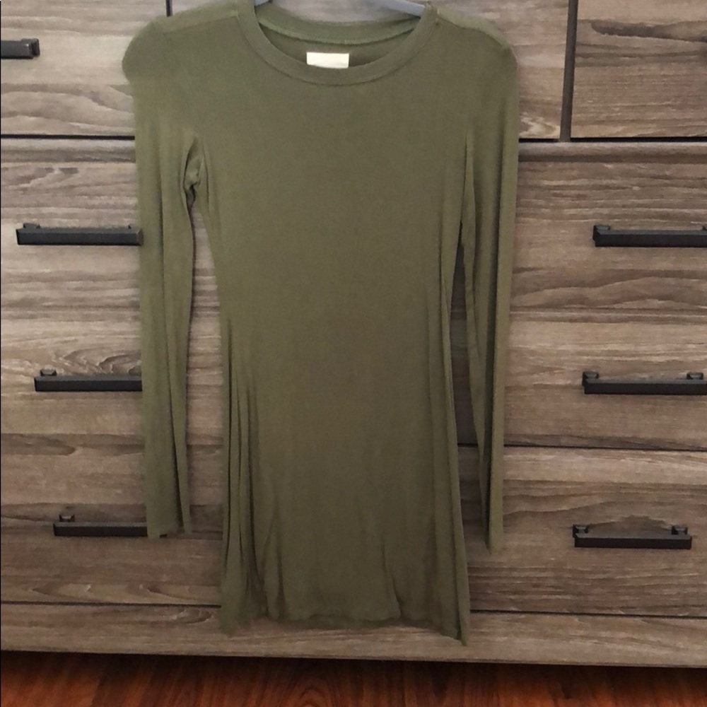 Army green dress